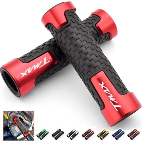For YAMAHA t-max tmax 500 2001-2011 tmax 530 SX DX 2017-2021 tamx 560 Motorcycle Hand Grips CNC Aluminum Rubber Gel Handle Grip