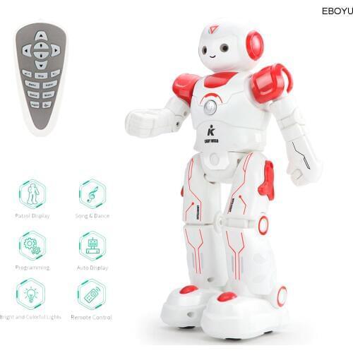 EBOYU JJR/C JJRC R12 Cady Wiso RC Dancing Robot Music LED Light Enlightment Educational RC Robot Kids Toy Children Gift