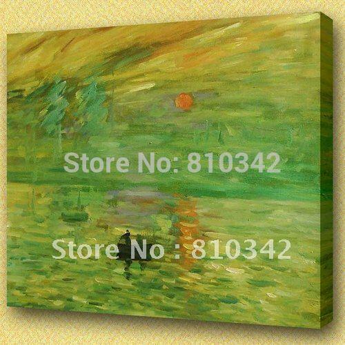 Monets paintings,reproduction,fine art,ornament,landscape,impressionism oil painting Monet34