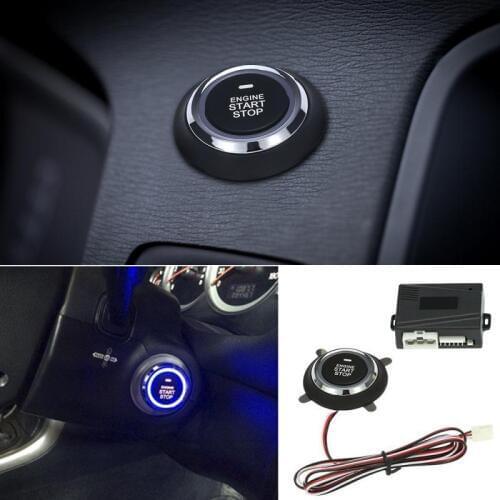 Car Engine Start Stop Button RFID Engine Lock Ignition Starter Keyless Engine Start Stop Push Button Starter Anti-theft System