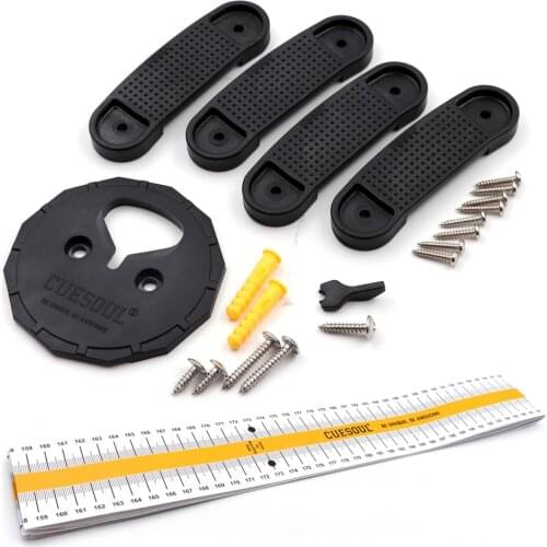 CUESOUL Easy-on Dartboard Hanging Kit for 18"*1-1/2"Official Size Tournament Sisal Bristle Dartboard