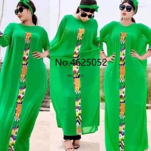 3 Piece Sets Dress + Lining + Scarf African Long Maxi Dress Womens Leopard Daily Evening Party Dress African Dresses For Women