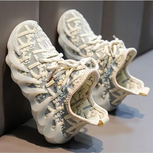 New Women Casual Shoes Boys Childrens Sneakers Toddler Girl Soft Bottom Non-Slip Sport Shoes Autumn Mesh Breathable Kids Shoes