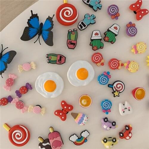 Fashion Vitality egg Croc Charms Cute DIY Shoes Decorations for Women High Quality Clogs Buckle 2021 All-match Charms Designer