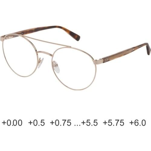 Germany High-end Clothing Brand Reading Glasses Female Round Gold