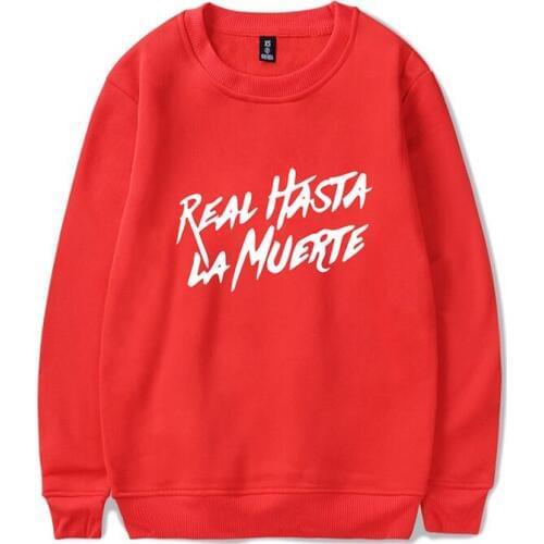 New Real Hasta La Muerte Fashion Hip Hop Hoodies Casual Men Women Capless Sweatshirts Long Sleeve Harajuku Hoodie Pullover Tops