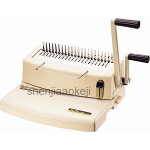 21holes comb Binding Machine rubber ring Binding Machine Apron Punching Machine Bookbinding Machine 1pc