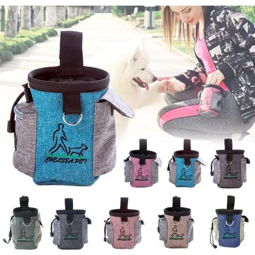 Outdoor Training Dog Snack Bag Portable Dog Food Bag Strong Wear Resistance Large Capacity Durable Puppy Snack Bait Waist Bucket