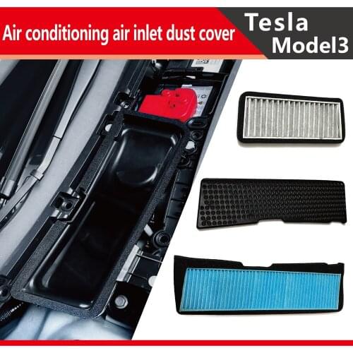 For Tesla 2021 Model3 Air Intake Grille Protection Cover Plastic Air Flow Vent Intake Air Conditioning Grille Inlet Accessories