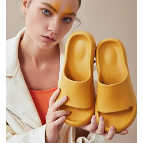 Summer Home Men Slippers Simple Lovers Shoes Non-slip Bathroom Flip Flops Indoor Women Platform Slippers