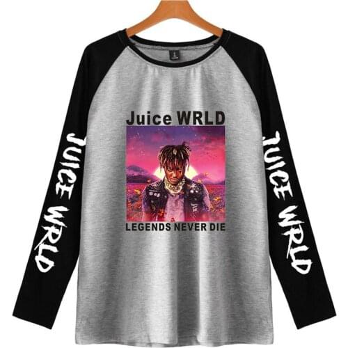 Juice Wrld T Shirt Rapper Top Men Woman T-shirt Casual Tees Long Sleeve Tops Singer Harajuku Fashion Streetwear