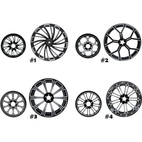 Motorcycle 18x5.5'' Rear Wheel Rim Hub Belt Pulley Sprocket Fit For Harley Touring FLHR FLHX 08-21