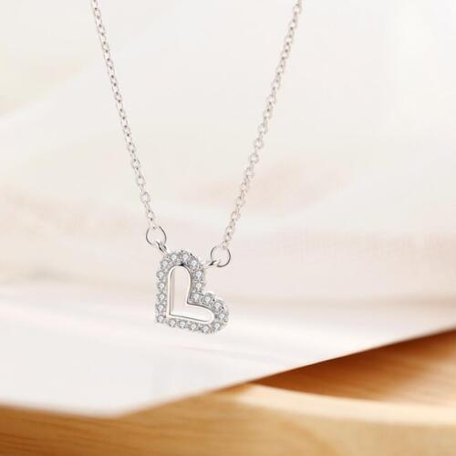 Sweet Heart Wild 925 Sterling Silver Clavicle Chain Temperament Literary Korea Personality Cute Female Necklace SNE306