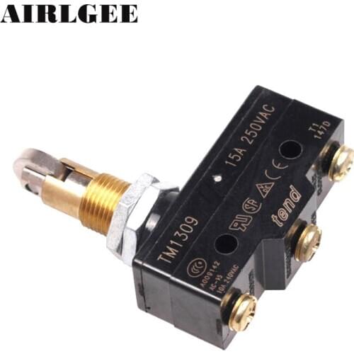 1x TM1309 Screw Terminals Panel Mount Cross Roller Plunger Limit Switch