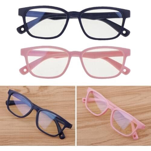 2pcs Kids Eyeglass Anti-Blue Light Soft Frame Computer Glasses Eyewear