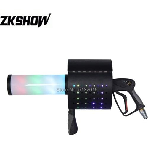 2PCS/Lot LED CO2 Gun DJ Equipment Confetti Cylinder Control By Hand Portable Blaster Gun Jet Machine Disco Nightclub Stage Show