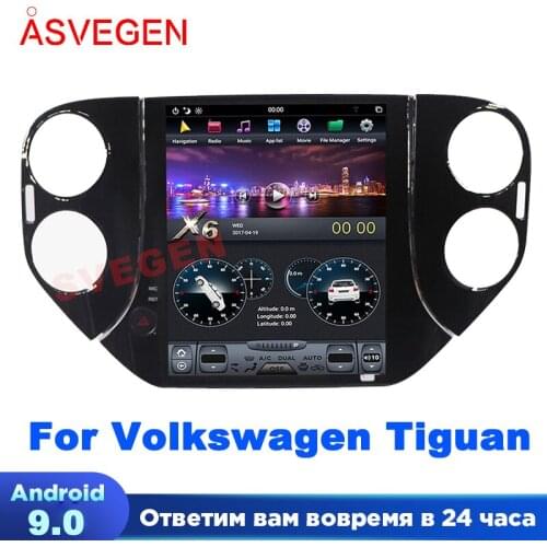 10.4 Inch Android 9.0 For Volkswagen Tiguan With Car Bluetooth Audio Multimedia Stereo Player GPS Navigation Auto Car Multimedia