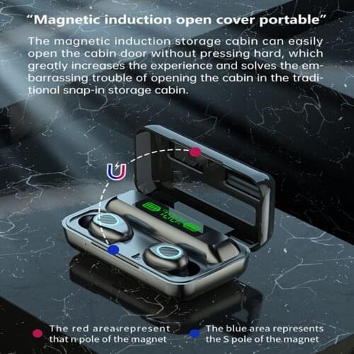 Bluetooth TWS Earphones with Microphone Touch Control Wireless Headphones HIFI Mini In-ear Earbuds Sport Running Heasets HD Call