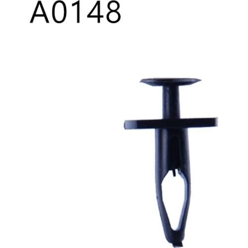 BOOST 100Pcs Plastic Vehicle Fastener Retainer Rivet Bumper Clips Door Panel Fender High quality Automotive Interior Roof Rivet