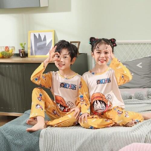 Kids Clothes Boys Girls Pajamas Sets Children Cartoon Pyjamas Kids Sleepwear Cotton Nightwear Homewear Toddler Pijama Infantil