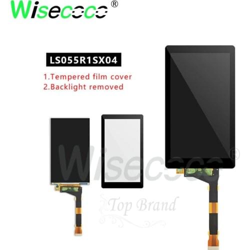 For 3D printer DIY project 5.5 inch 2k 1440*2560 remove backlight LCD screen with Protector