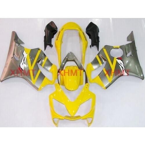For Honda Cbr600 2004 - 2007 Fairing Kits CBR600F4i 2006 Bodywork CBR600F4i 2005 Silver Yellow Fairing