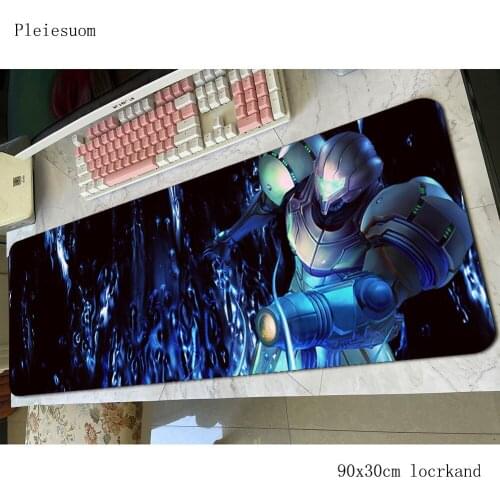 Metroid padmouse 800x300mm gaming mousepad game thick large mouse pad gamer computer desk locked edge mat notbook mousemat pc
