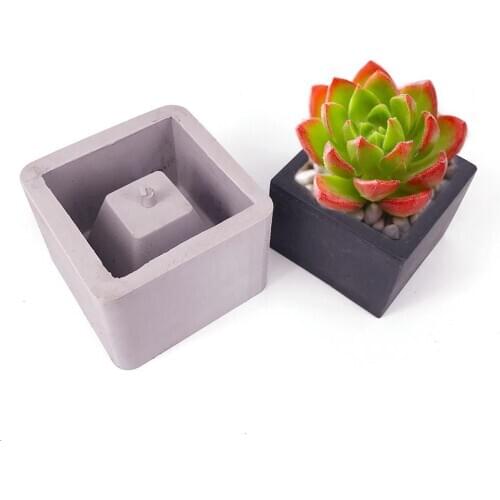 Ceramic Clay Pots Mold Planter Silicone Mould For Home Decoration Table Crafts Making Flower Pot Molds Silicone Concrete Molds