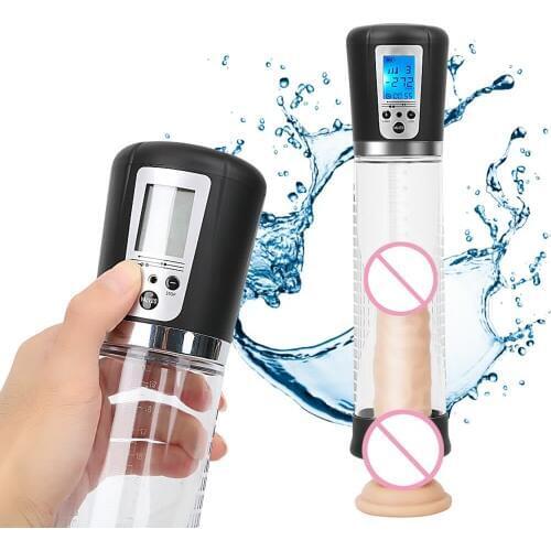 IKOKY Penis Enlarger Sex Toys for Men Extender Automatic Penis Pump Delayed Ejaculation Penis Enhancement Electric