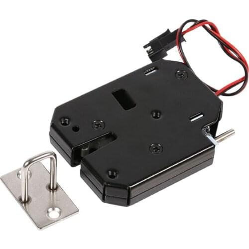 Hot Sale Mini Electromagnetic Cabinet Lock Electronic Cabinet Lock DC 12V Electromagnetic Rotating Door Lock Smart Locker Lock