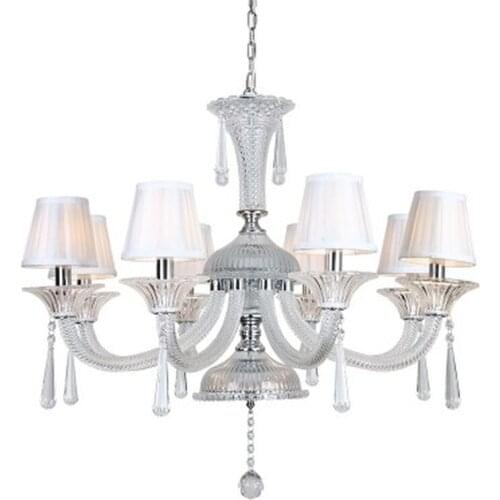 Modern Led chandelier lighting for Living room Kitchen Bedroom lustres para quarto transparent Color lampadario led lampshade