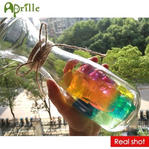 New arrived 50 pcs cube mix 3d hydrogel orbits growing balls in water beads orbiz gel balls for flower crystal soil decoratie
