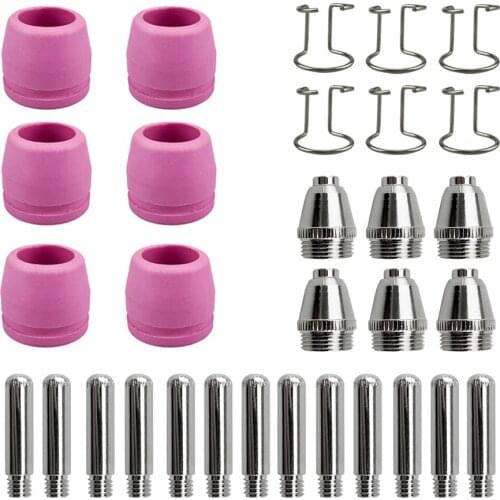 AG-60 Plasma Cutter SG-55 Plasma 60A AG-60 Plasma Torch Tip soldering Electrode Consumables Cutting Kit