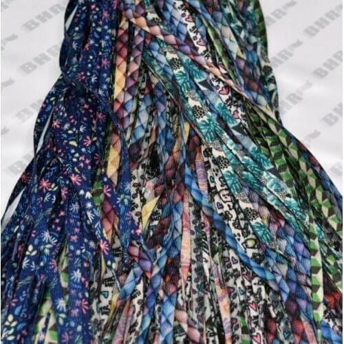 120cm/47'' Flat Shoelace New Printing Polyester Shoelace For Sneaker Running Shoelace One Pair Free Shipping