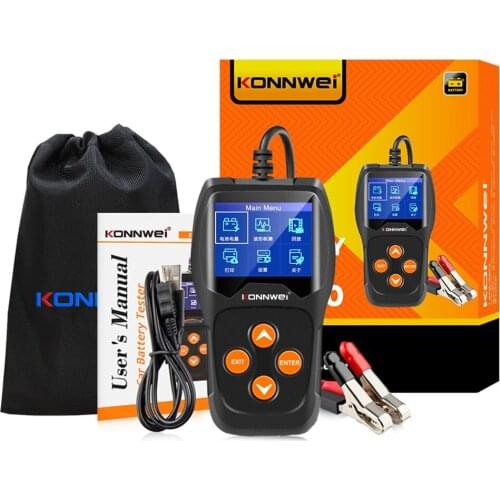 Professional 12V Car Battery Tester 100 To 2000Cca 12 Volt Battery Tools For The Car Quick Cranking Charging Diagnostic