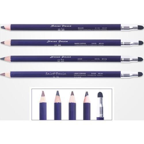 10pcs Waterproof eyebrow pen semi-permanent embroidered makeup special design pen double eyebrow positioning pen with wipe head