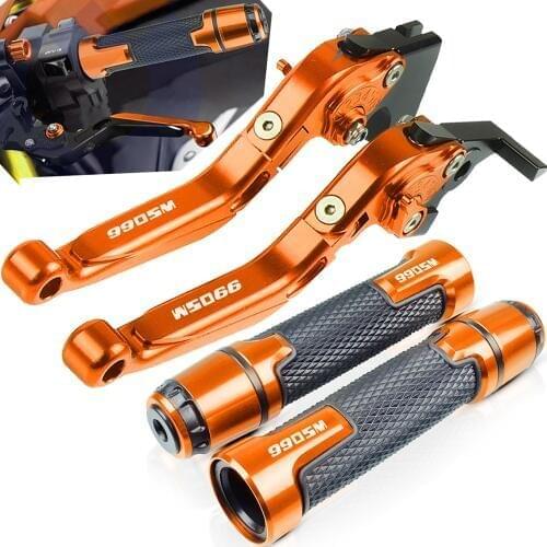 Motorcycle brake handle MotorcycleAdjustable Extendable Folding Brake Clutch Lever Handbar For 950 SM 2007 2008 2009 950SM