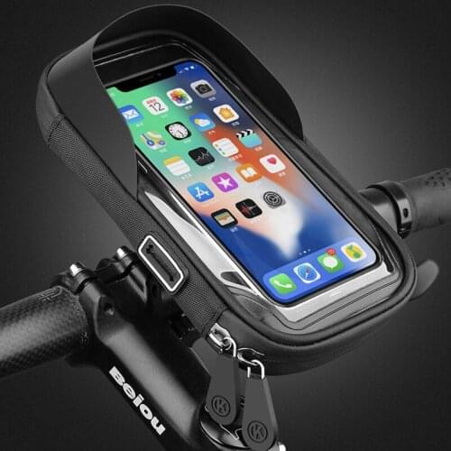 Road Bike Bag Rainproof MTB Cycling Bikes Head Tube Bags Waterproof Bag Touchscreen Cell Phone Stand outdoor Bike Accessories