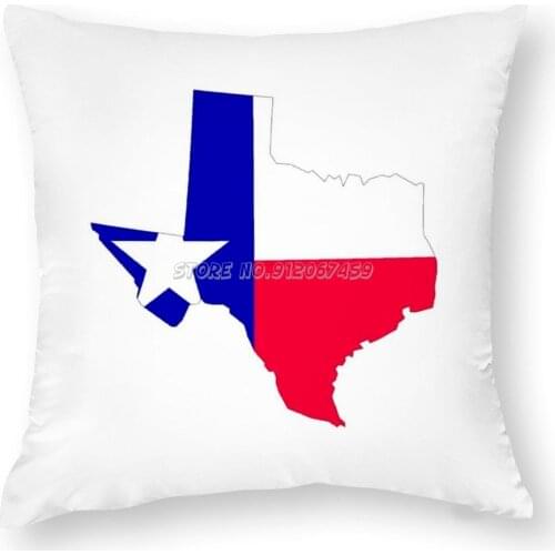 Texas Pillow Case with Zipper Pillow Cover For Office Family Customize Pillow Cases Home Decor Houston Harvey Rangers Cowboys Co