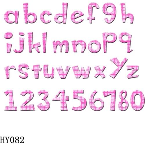 26 Lowercase Letters cutting dies new die cut &wooden dies Suitable for common die cutting machines on the market