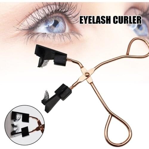High Quality 3D Magnetic Eyelashes with Eyelash Curler Womens Lashes Curler Clip Exquisite Eye Makeup Accessory