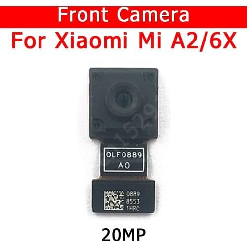 Original Front Camera For Xiaomi Mi A2 6X MiA2 Mi6X Front Small Facing Selfie Camera Module Flex Cable Replacement Spare Parts