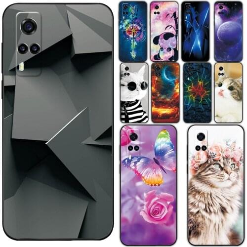 For vivo Y31 2021 Case Protective Back Cover For vivo Y31 2021 6.58" Geometric Phone Bag on vivo Y31 2021 Soft TPU Silicone Case