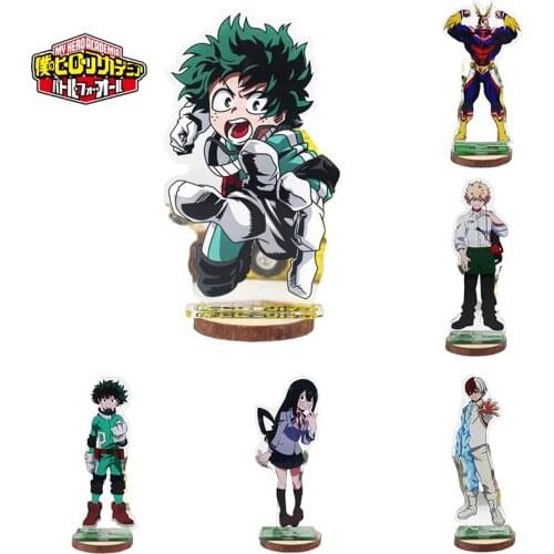 16cm Anime My Hero Academia Figure PVC Age of Heroes Figurine Deku Midoriya Izuku Transparent Ornament Doll Toys for Children