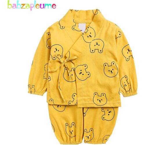 2PCS Spring Children Clothing Set Cartoon Cotton Long Sleeve V-neck T-shirt+Pants Toddler Outfits Baby Girls Boys Clothes BC1310
