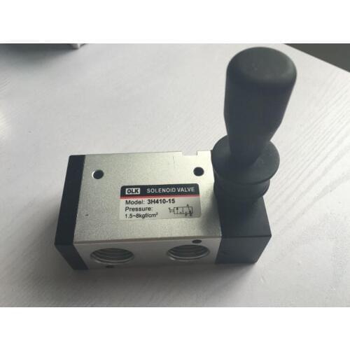 3 Way 2 Position 1/2" BSPT Hand Lever Operated Pneumatic Valves 3H410-15 cylinder control reversing switch valve
