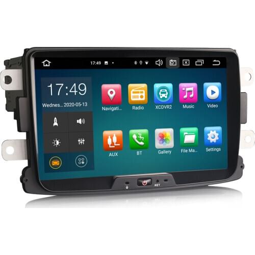 8" Android 10.0 OS Car Multimedia GPS Radio System Player for Renault Duster 2012-2017 & Logan 2012-2017 & Dokker 2012-2017