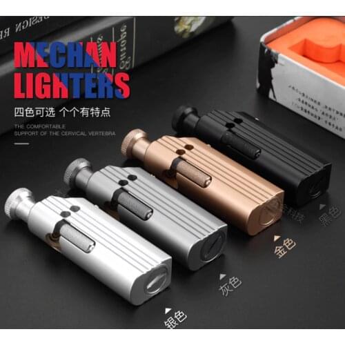 Aviation aluminum kerosene gasoline oil Cigarette lighter luxury antique collection Pipe smoking igniter high-end men gift 76g