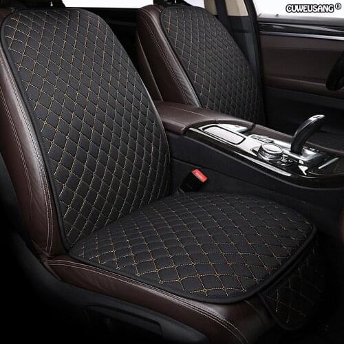 CUWEUSANG flax car seat covers For kia sportage rio stinger niro carens carnival cerato ceed optima soul k3 k5 car seats
