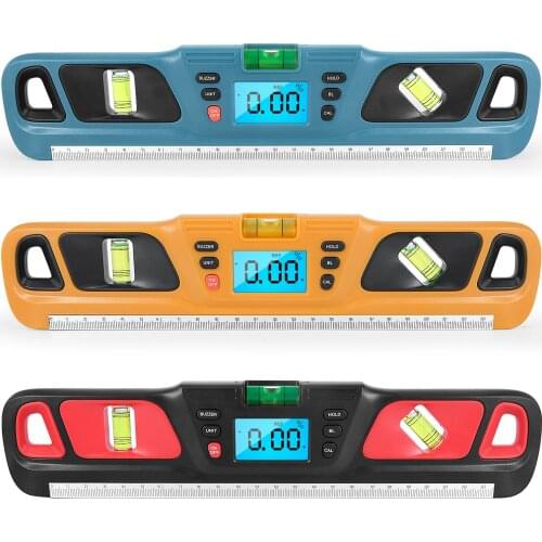 Digital Protractor Angle Finder Inclinometer Electronic Level 360 Degree With Magnets Level Angle Slope Test Ruler HW-200